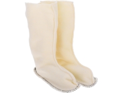 Calcetines Gruesos Impermeables Con Forro Cálido Para Botas De Lluvia De Mujer, Tejido Afelpado.