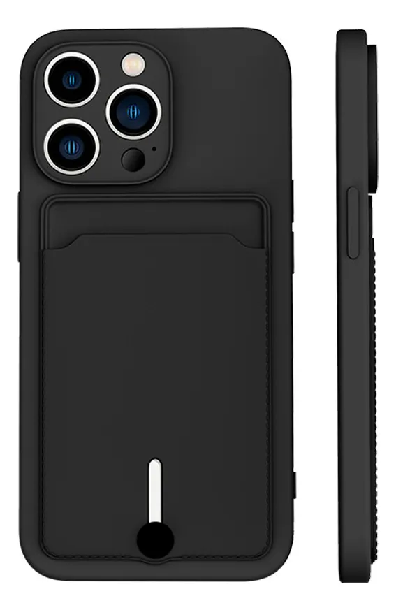 Estuche Para Teléfono Con Ranura Para Tarjeta Push-pull