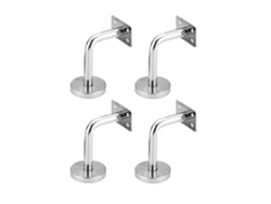 4 Soportes De Acero Inoxidable Para Pasamanos De Escalera De Montaje En Pared, Resistentes Y Duraderos