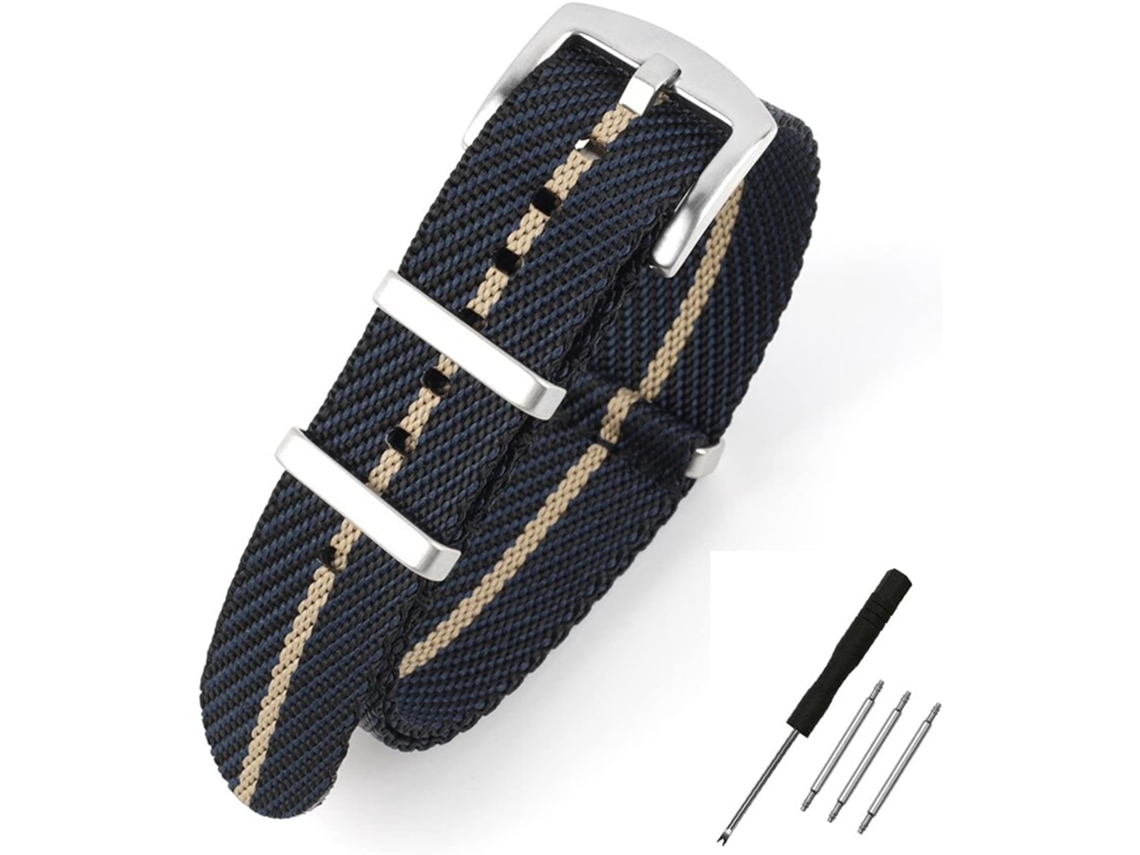 Pulsera 20 Mm De Nailon De Cómoda De Llevar, Alta Calidad