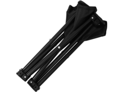 Silla de camping Alipis de acero inoxidable y acero con patas plegables, portátil, ligera, ideal para acampar.