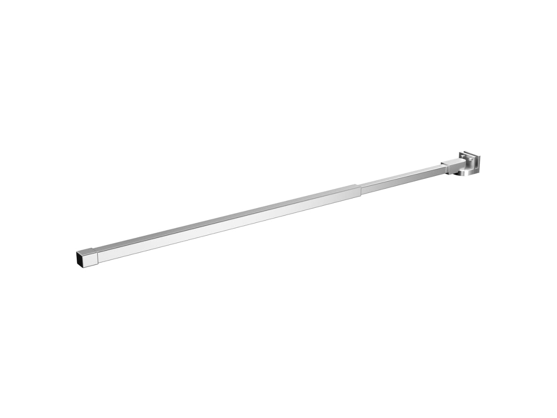 Brazo de soporte para cabina de ducha de acero inoxidable de 70 a 120 cm, DKD HOME DECOR