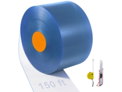 Cortina de Tiras de PVC 2500x30,5cm Transparente con Aislamiento Térmico Tekmaquinas