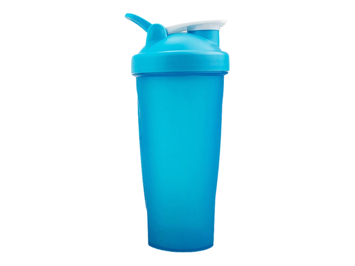 Botella mezcladora de proteínas de 600 ml, vaso medidor, botella portátil para granizados de fitness