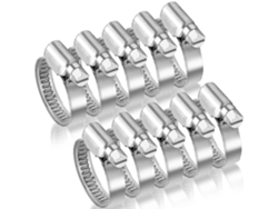 10 Abrazaderas De Manguera Ajustables, Acero Inoxidable 20-32mm Para Asegurar Conexiones De Mangueras