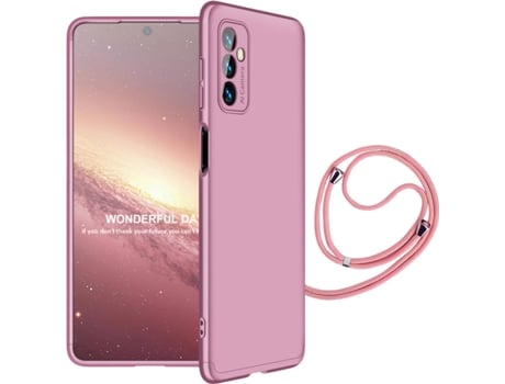 Funda Samsung M52 5G Slim Armor 360º con Cordon Rosa