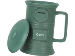 Taza De Cerámica De Estilo Vintage Para Agua, Café O Leche Con Asa Ergonómica.