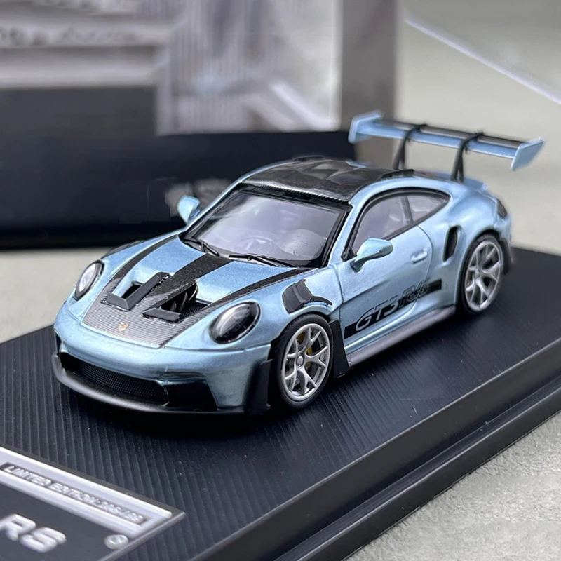 (azul) Modelo De Coche De Aleación A Escala 1:64 Y Modelo De Coche De Juguete.