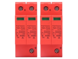 2 Dispositivos De Protección Spd Fxd1-pv40 40ka Para Riel De Cc Fotovoltaico 2p