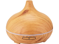 Difusor de aceites esenciales con textura de madera, humidificador ultrasónico de aromaterapia