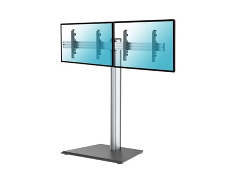 Soporte de suelo para 2 TV 43"-49", Altura 175 cm