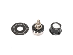Conjunto De Perilla De Potenciómetro Rv24yn20s Película De Carbono 5k Con Escala Y Placa Dial