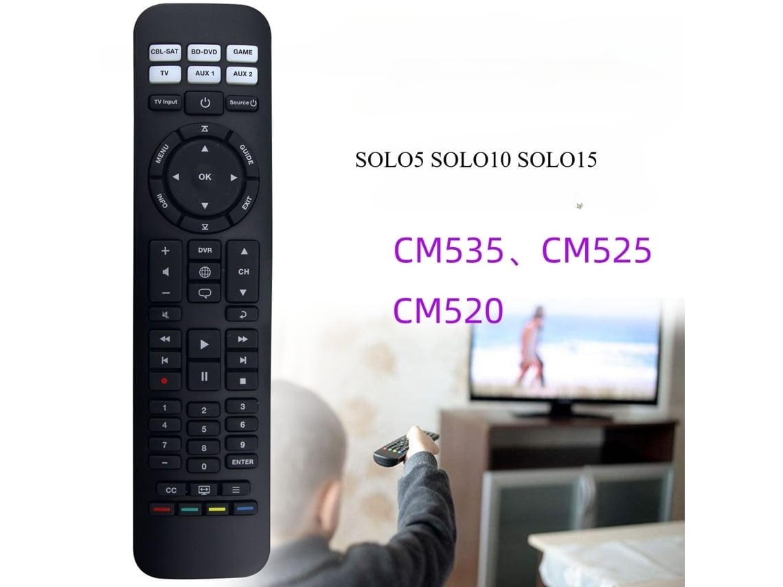Este Es Un Control Remoto Compatible Con Los Sistemas De Audio Para Sala De Estar Bose Cm520/cm525/cm535/solo5/solo10/solo15.