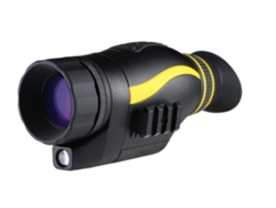 Dispositivo de visión nocturna por infrarrojos, monoculares digitales HD para tomar fotos nocturnas, videocámaras, color negro, cuádruple Yizhood (negro)