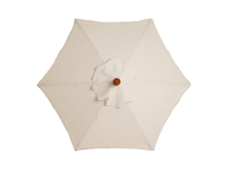 Sombrilla impermeable para patio al aire libre, sombrilla para cafetería, jardín, protector solar, 3 metros, 6 varillas. Marca no disponible.