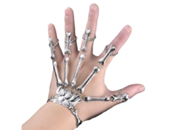 2026altiro-pulseras De Hueso De Esqueleto Gótico Punk Unisex Para Dedo Y Muñeca Regalo De Halloween Y Cosplay