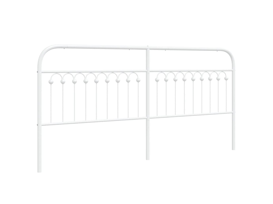 Cabecero de repuesto 193 cm Metal Blanco MAISON EXCLUSIVE