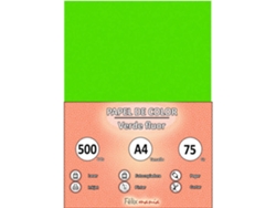 A4 80Gr Fluoride Papel Verde 500 Hojas