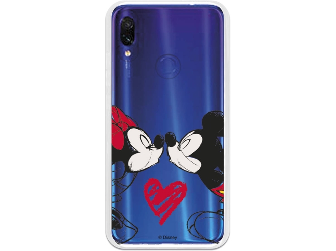 Carcasa Xiaomi Redmi 7 DISNEY Mickey y Minnie Beso Multicolor