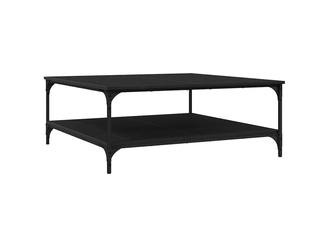 Mesa de centro de roble negro 100 x 100 x 40 cm MAISON EXCLUSIVE