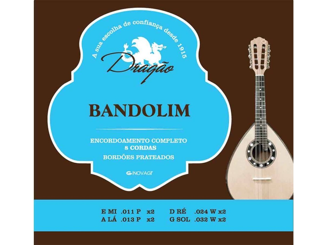 Cuerdas de Bandolino DRAGÃO Set  (Calibre: .011 /.032)