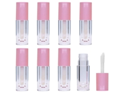 8 Tubos De Brillo Labial Con Pincel Vacío, Mini Botella Recargable De 6,5 Ml Para Labial.