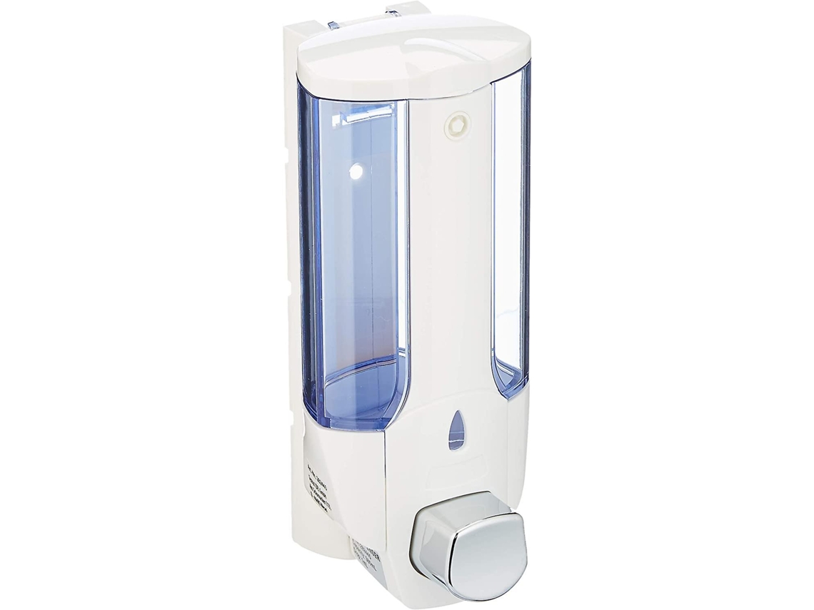 Dispensador de jabón líquido de pared de 380 ml, soporte para jabón líquido de baño, dispensador de líquido universal Rosewell