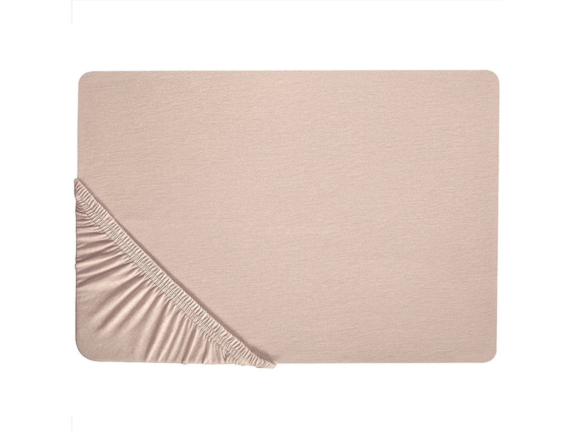 Sábana BELIANI Hofuf (Beis - Algodón - 200x160x30 cm)