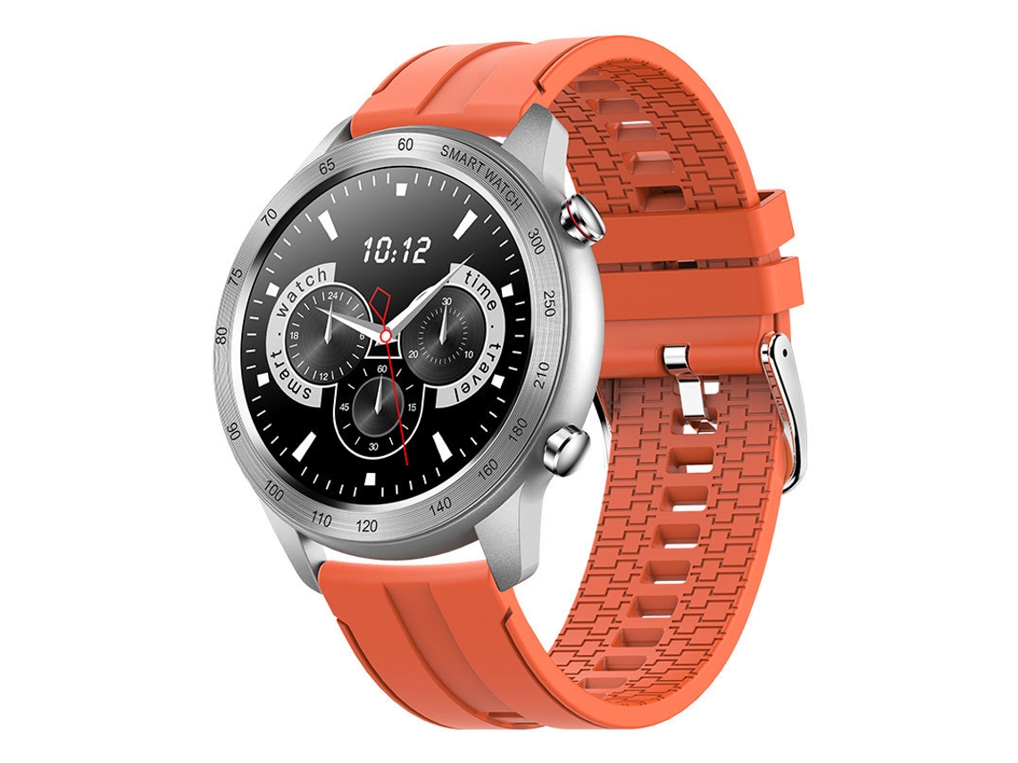 Smartwatch YIZHOOD TE693 Pulsómetro IP68 Resistente al Agua Naranja