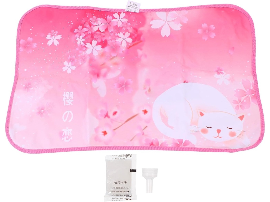 Rosa Pvc Almohadilla Refrescante Para El