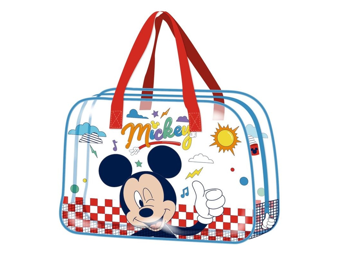Bolsa Grande De Playa Transparente Mickey Wd17121 Arditexp25