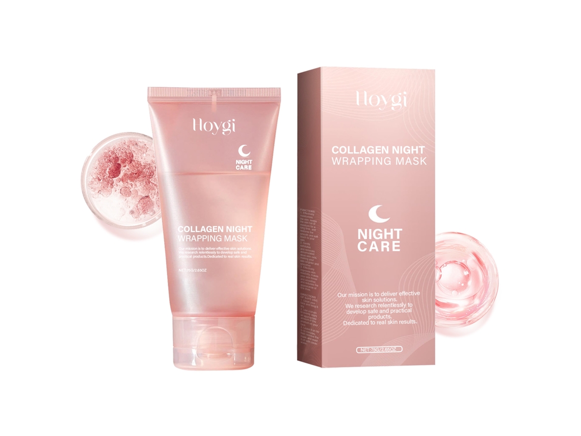 Mascarilla peel-off de colágeno para una piel radiante y eficaz.