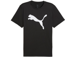Camiseta Puma Ess Solid Big Cat para hombre, negra, talla XL