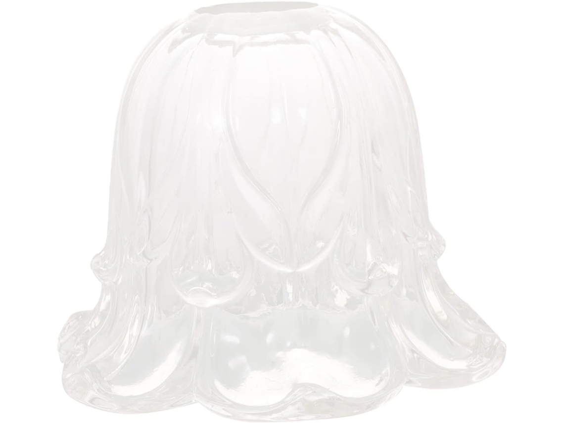 Cubierta Decorativa Para Lámpara De Techo, Araña O Aplique De Pared Con Cristal Transparente Con Estampado Floral.