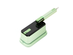 Plancha de vapor portátil, pequeña y totalmente automática para uso doméstico, ideal para planchar tejidos planos y con alta potencia de vapor. Sfushos Green