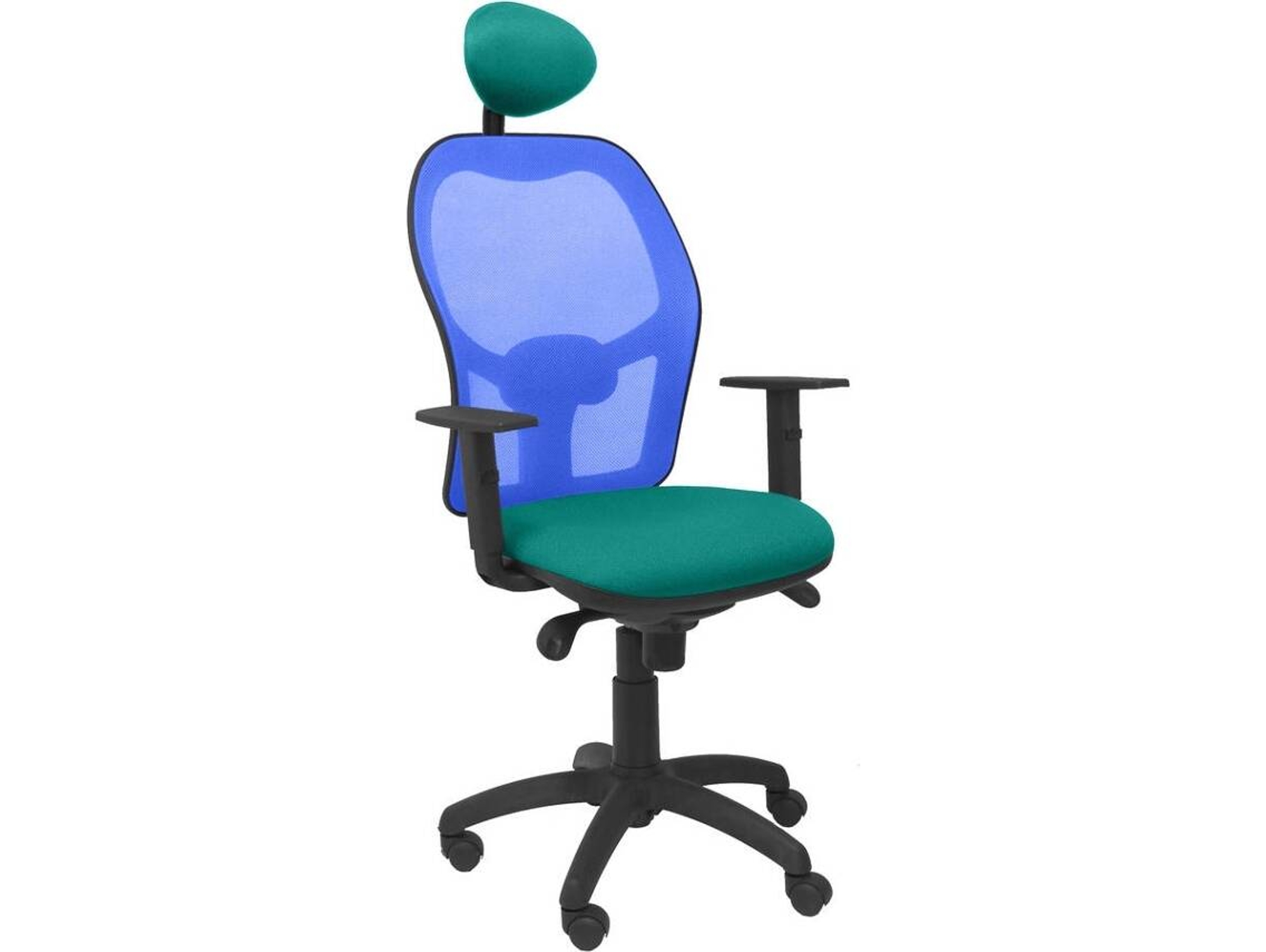 Silla de Escritorio Operativa PYC Jorquera C Verde A (Brazos Ajustables - Malla)