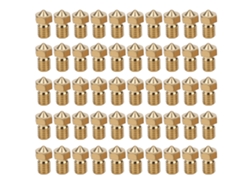 Bico De Cobre Rosca M6 Para Impressora 3d Acessório V6 1.75mm Precisão 50pcs 12.5x7.5mm