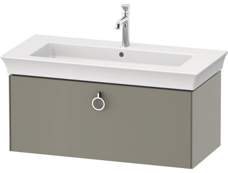 DURAVIT Tulip blanco, mueble de lavabo colgado en la pared, ancho 984 x fondo 458mm, con 1x extraíble, con tirador, WT42520