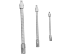 Varilla De Extensión Flexible De 3 Piezas Para Herramientas Manuales: Accesorio Práctico Alcanzar