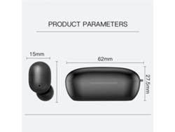 Auriculares Inalámbricos True Wireless Bt5.0 Mini, Resistentes Al Sudor, Con Micrófono Y Estuche De Carga Con Indicador De Batería.