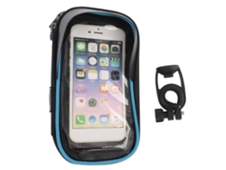 Bolsa Delantera Para Teléfono De Ciclismo Impermeable Con Diseño De Visera Giratoria 360° Y Pantalla Táctil Azul