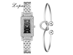 Reloj De Pulsera De Cuarzo Para Mujer Con Correa De Aleación, Estilo Moderno, Sencillo Y Elegante 04