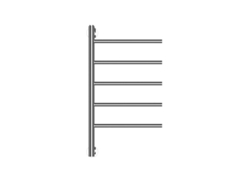 Toallero Eléctrico HAEGER Design Chrome (Cromado - 62.5x40 cm - 250W)