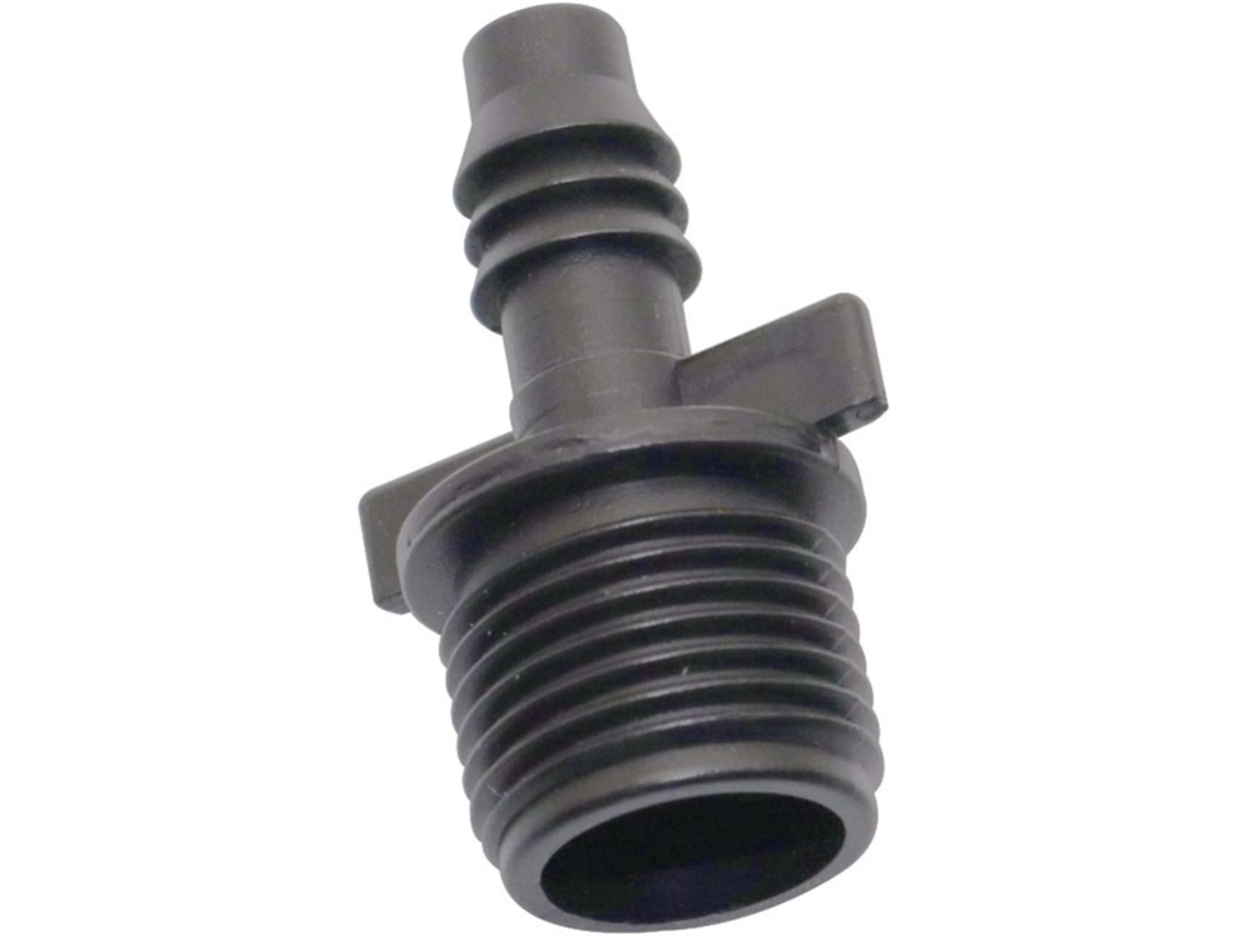 10 Adaptadores Macho De 1/2 Pulgada Para Mangueras Agua Microjardines