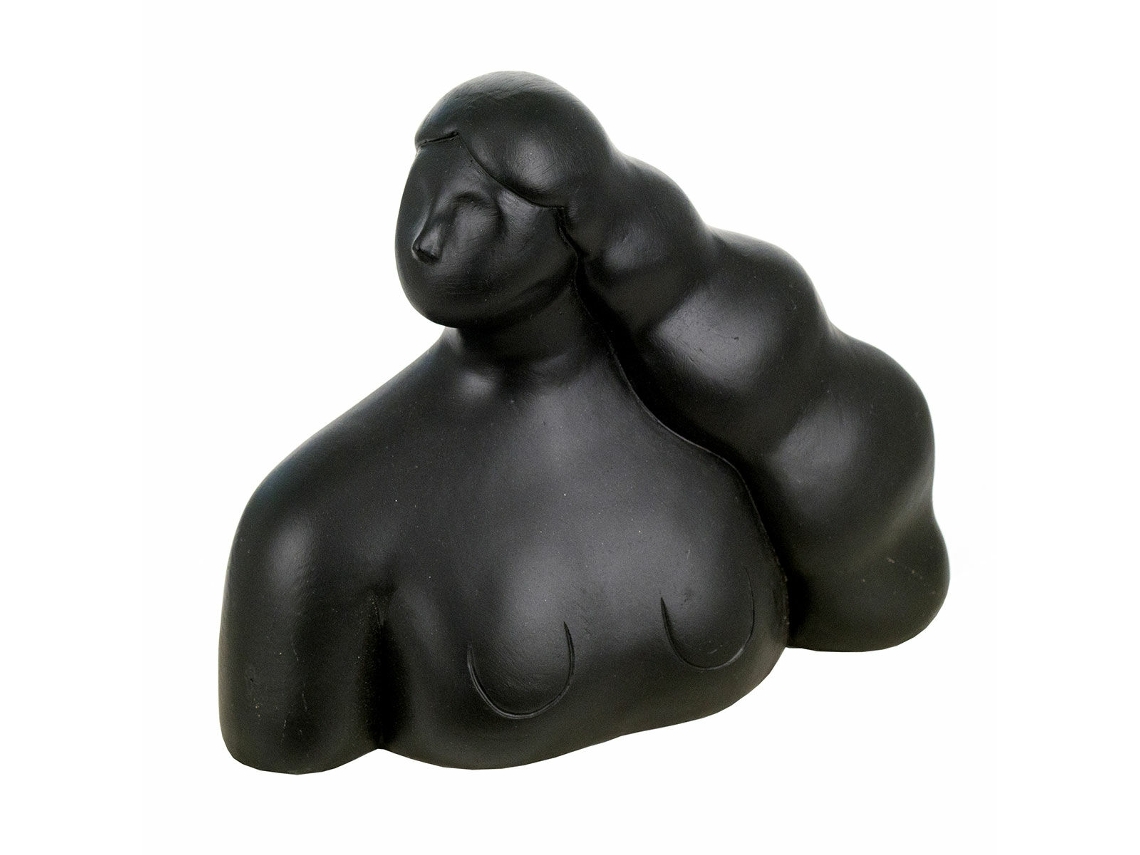 Figura Decorativa SIGNES GRIMALT Busto Negro 10x16x19 cm
