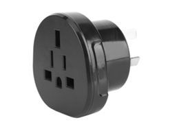 Conversor De Enchufe Uk Eu A Au 10a 250v Adaptador De Socket Eléctrico Para Viajes Y Estudios En El Extranjero Negro