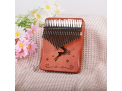Piano de pulgar Kalimba de 21 teclas Siurn Dream Deer, color marrón
