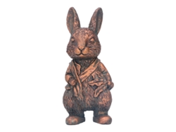 Adorno De Conejo De Resina Para Jardín Y Hogar - Escultura Decorativa De Animal