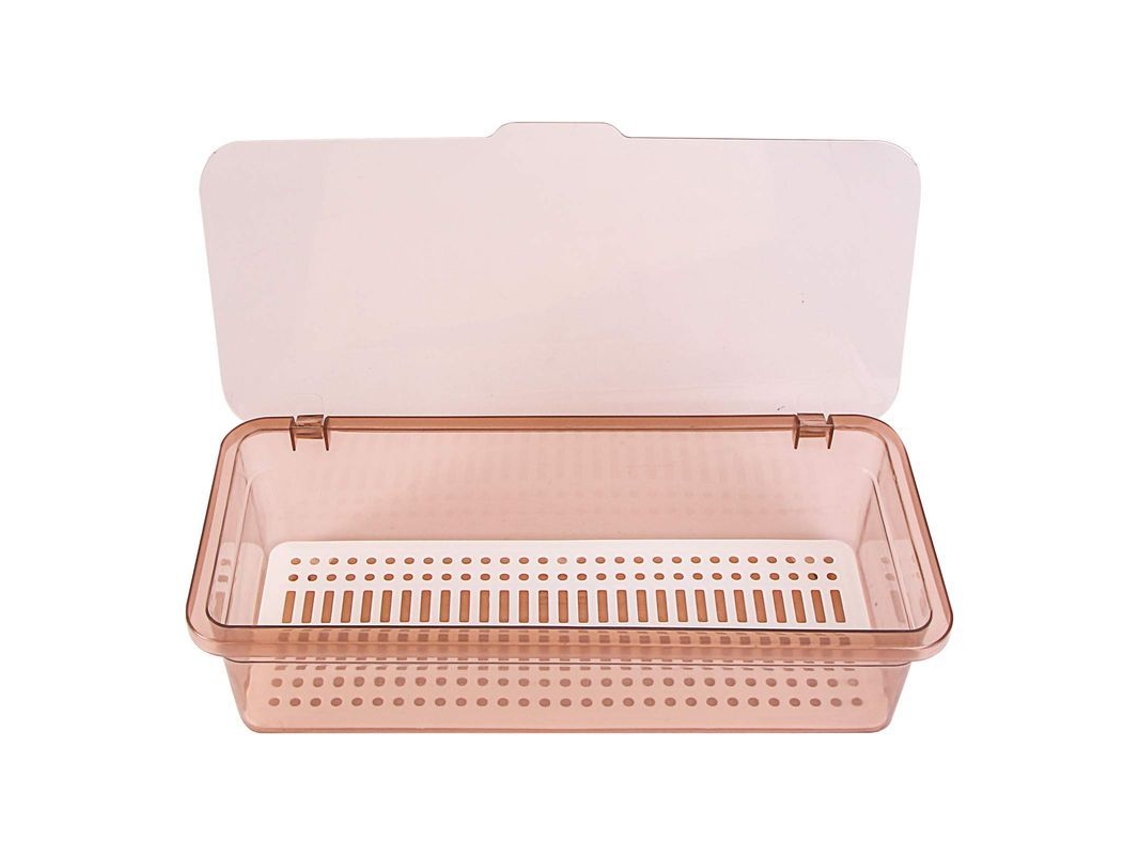 2026-34529-organizador De Cubiertos Con Tapa Para Cajón De Cocina, Tráyector Plástico Transparente Multifuncional