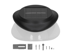 2026-lámpara Solar Jardín 9led Ip55 Impermeable Luz Blanca 6500k Sensor Exterior Cerca